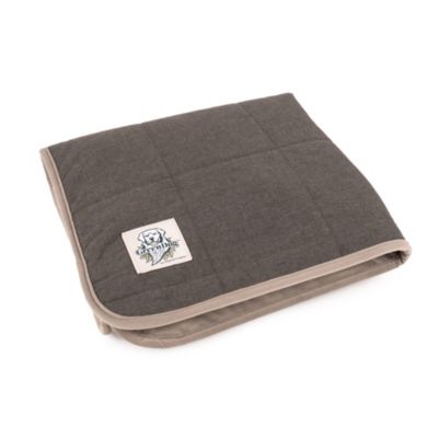 Carolina Pet Company GreenDog Luxe Netural Crate Blanket, Gray, X-Large