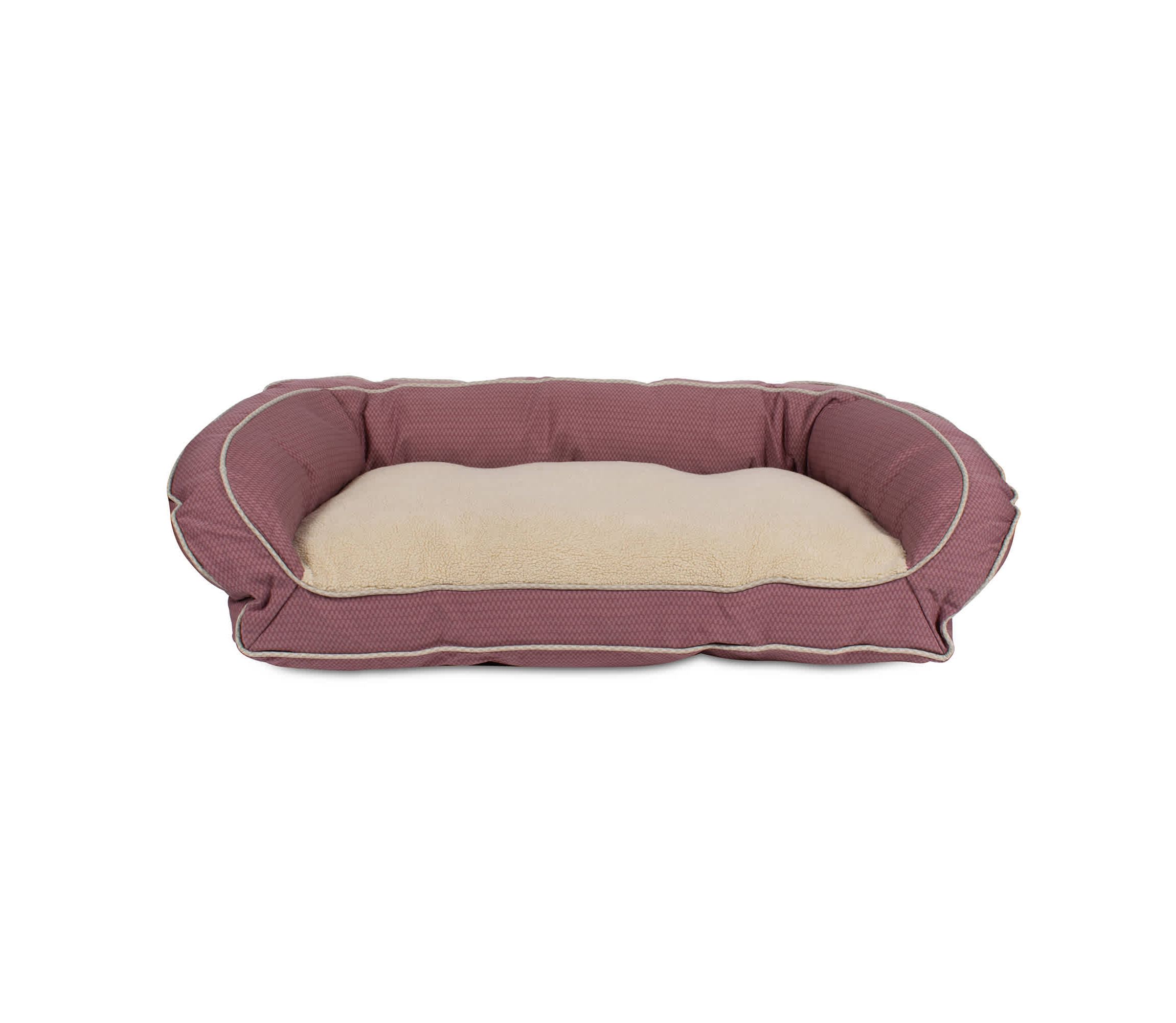 GreenDog Checkered Wave Bolster Bed