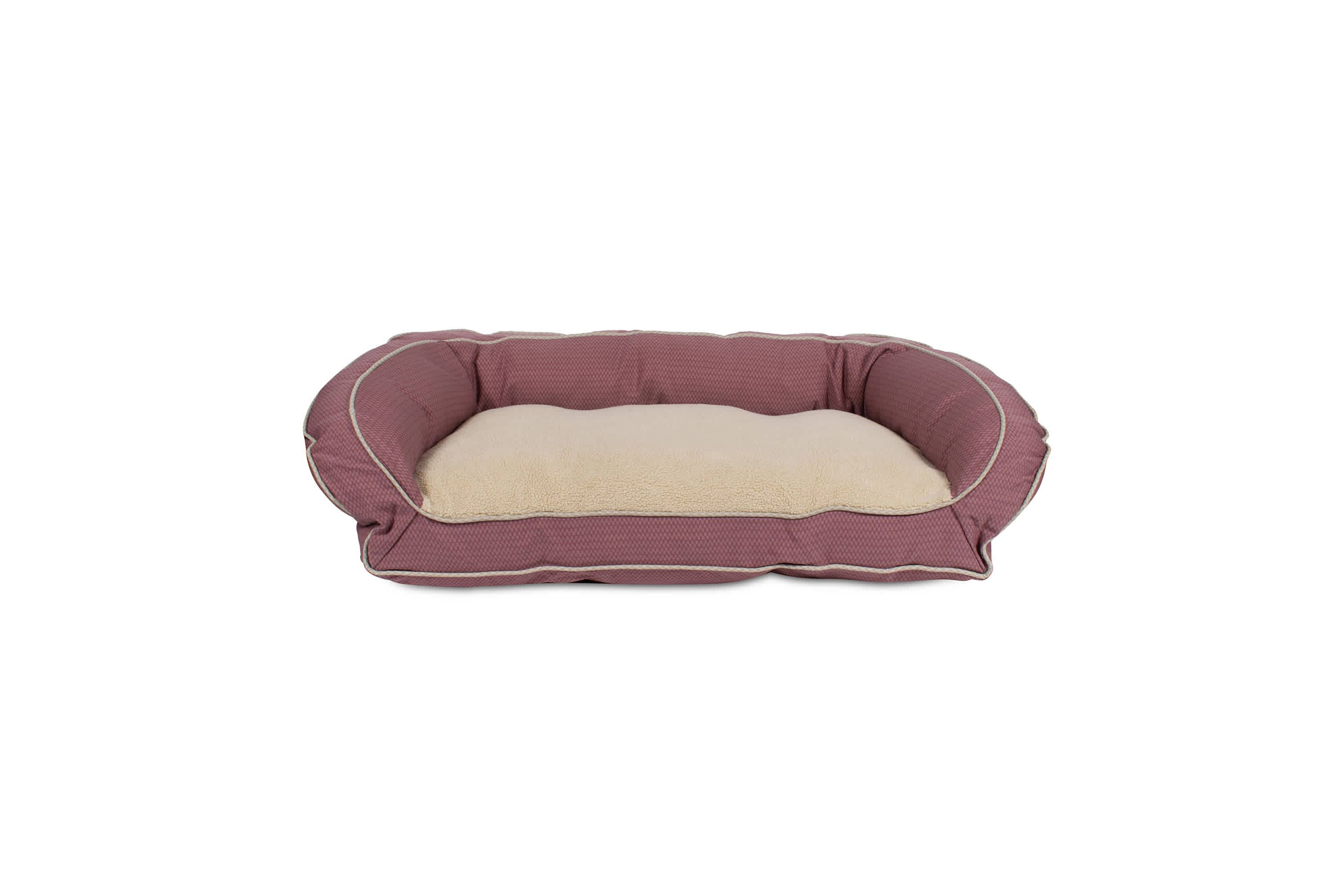 GreenDog Checkered Wave Bolster Bed