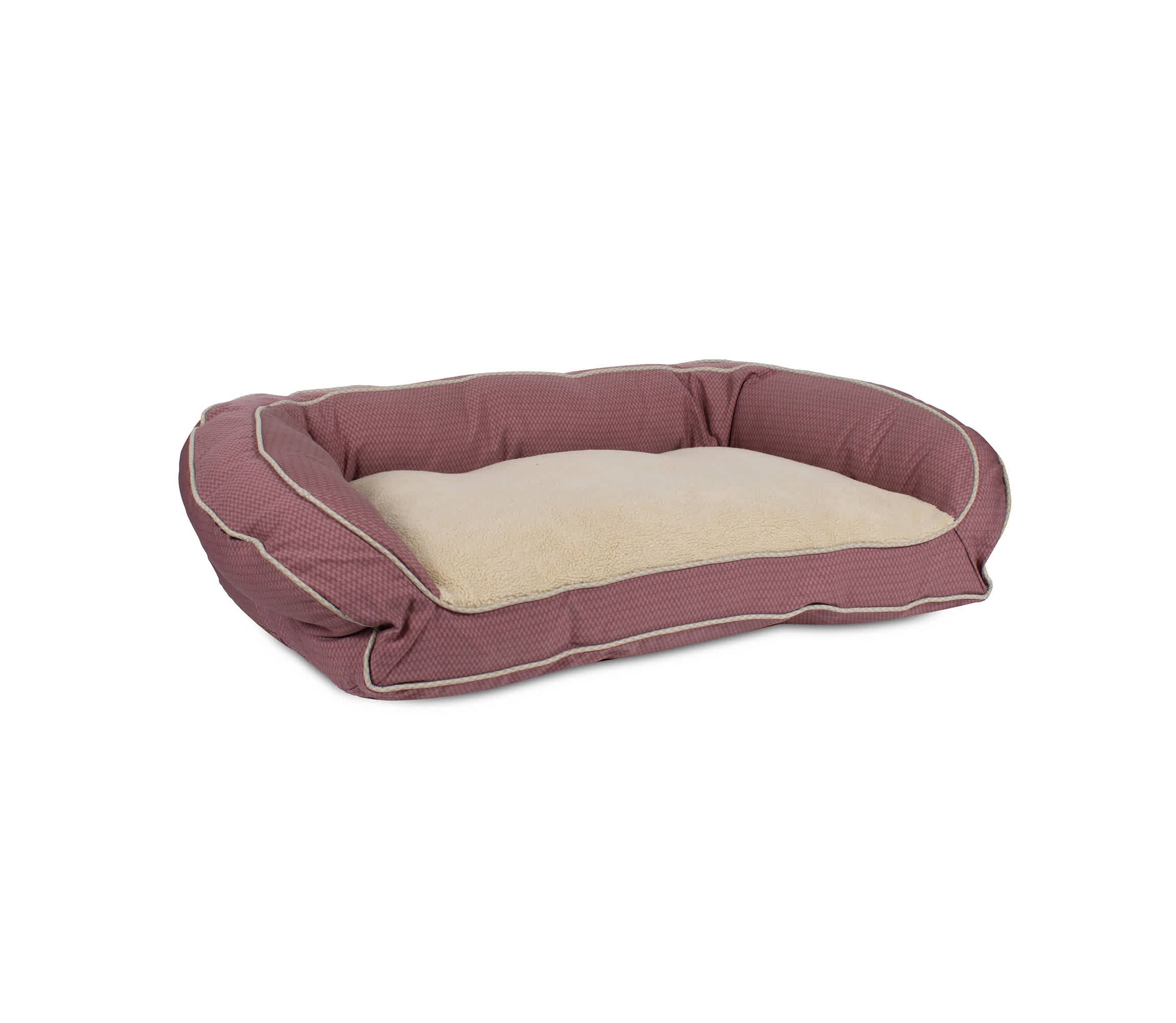 GreenDog Checkered Wave Bolster Bed