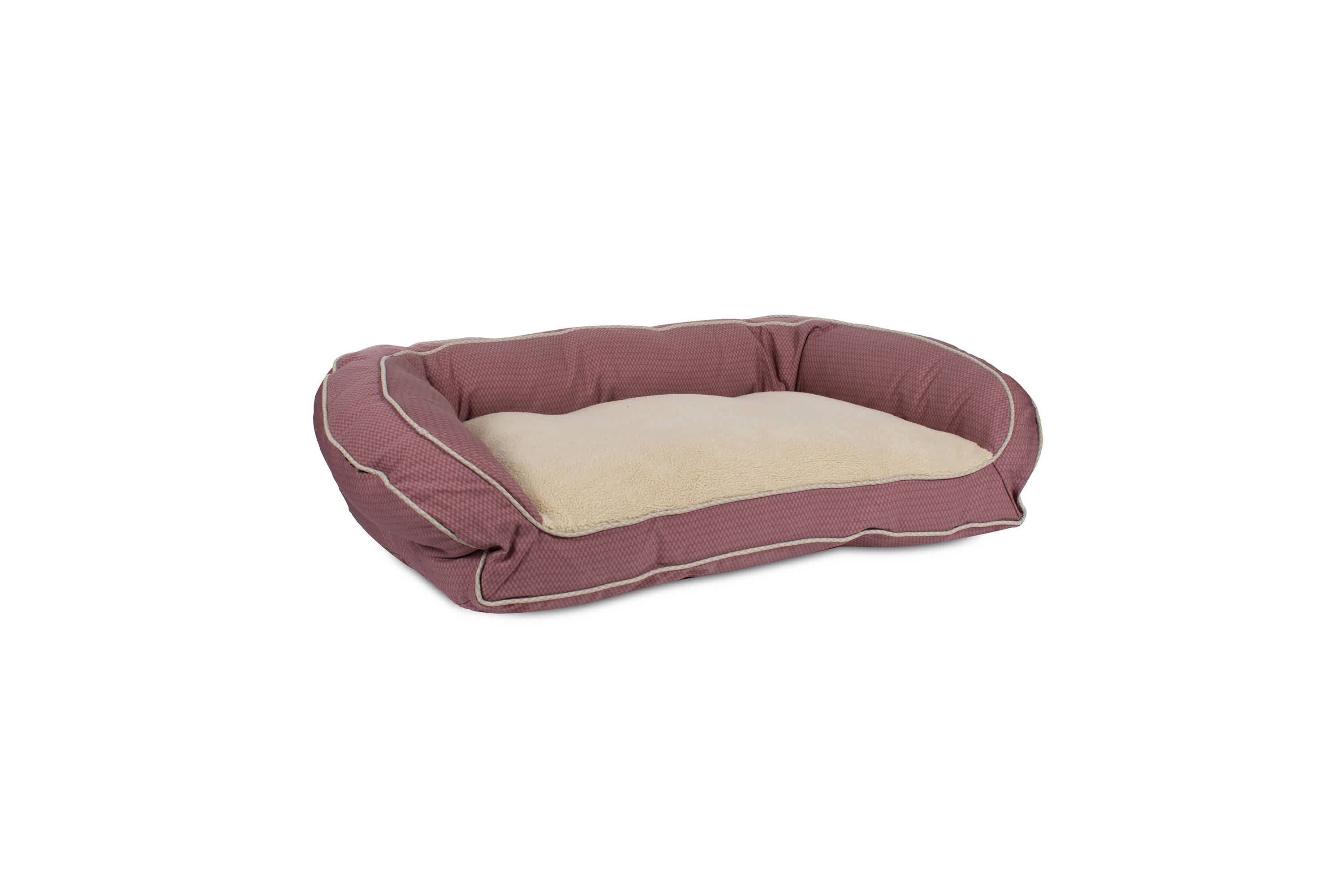 GreenDog Checkered Wave Bolster Bed