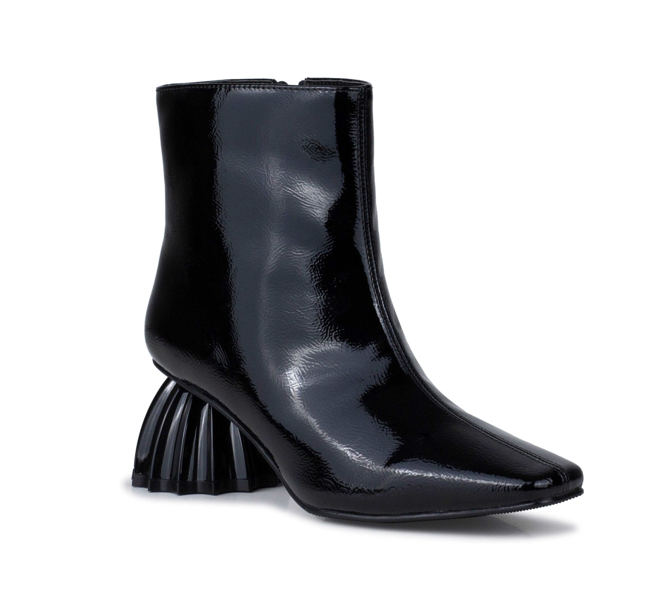 Napoli, Seashell Metallic Heel Bootie