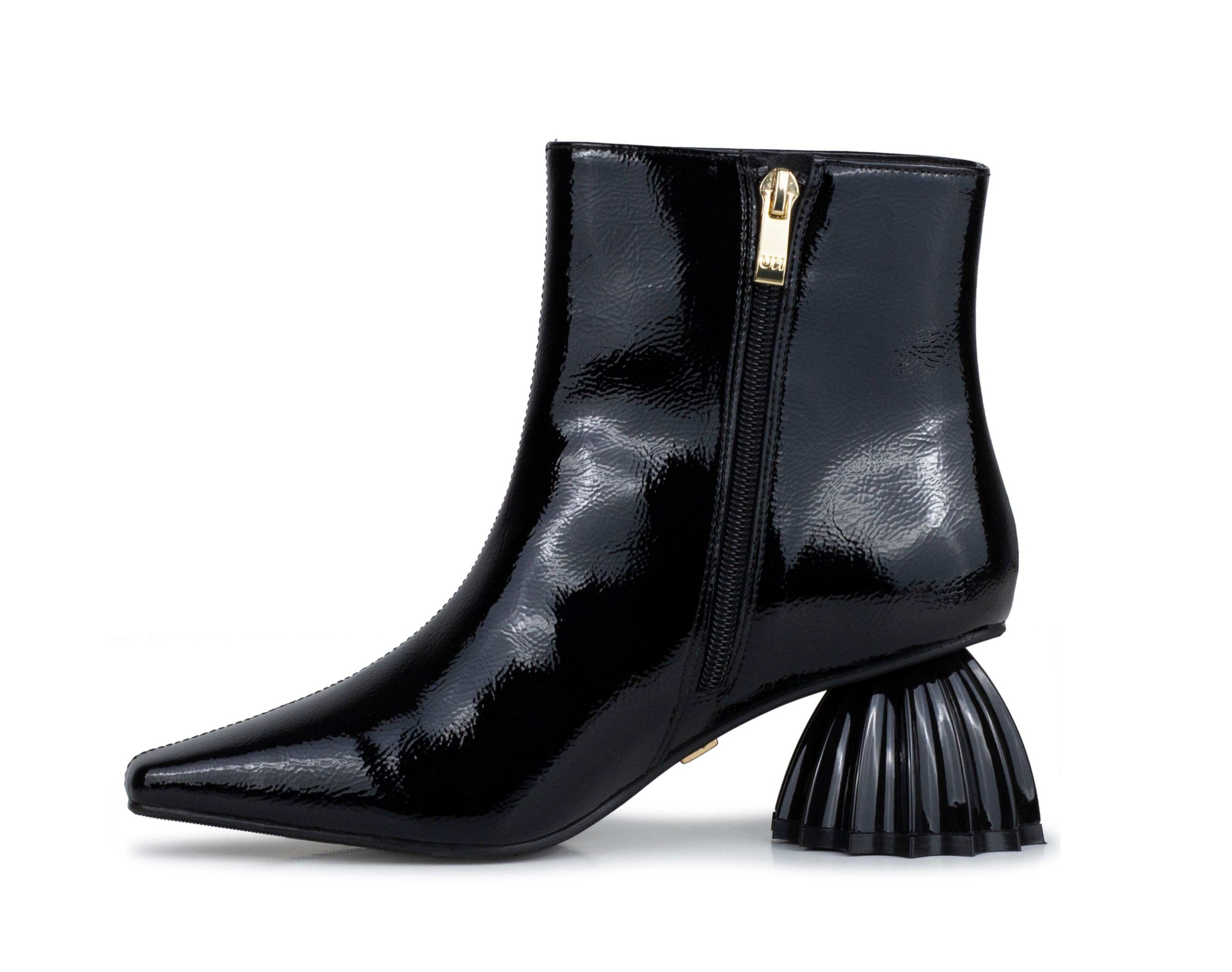 Napoli, Seashell Metallic Heel Bootie