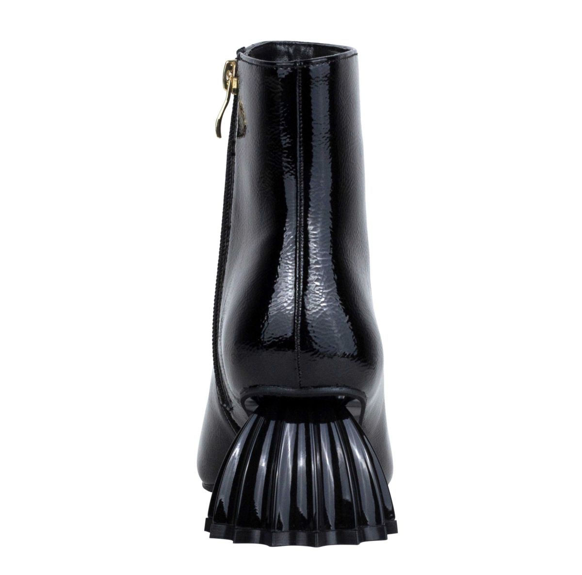 Napoli, Seashell Metallic Heel Bootie
