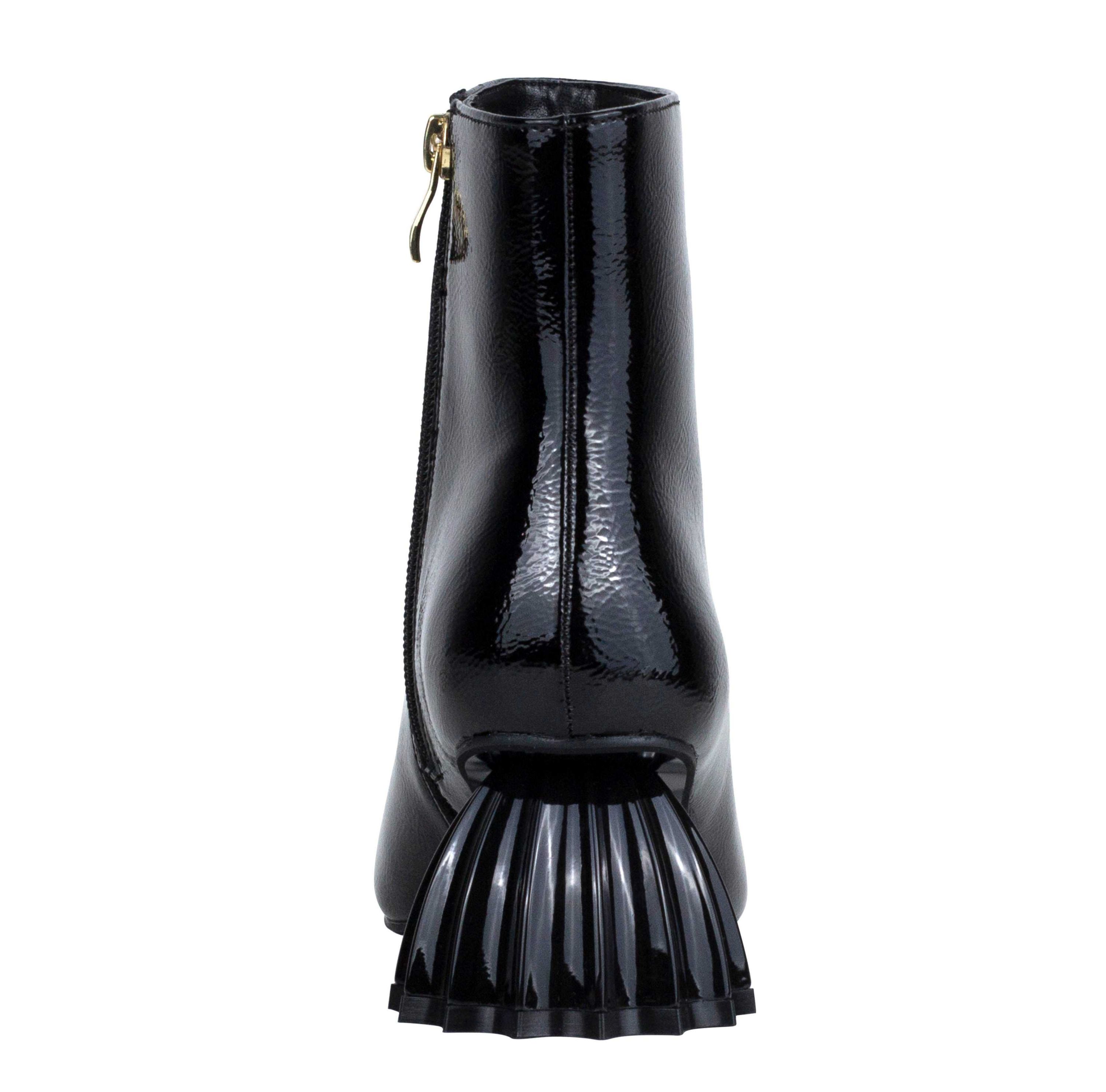 Napoli, Seashell Metallic Heel Bootie
