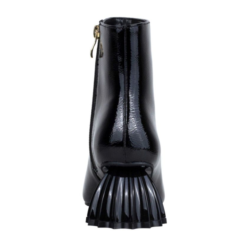 Napoli, Seashell Metallic Heel Bootie
