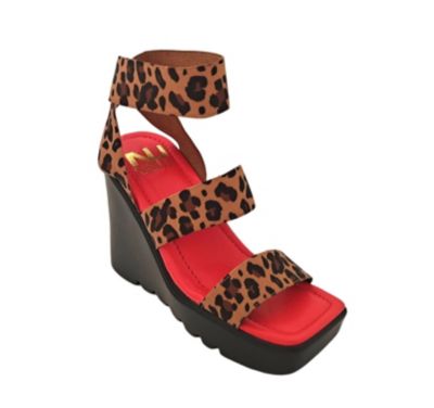Ninety Union Women's Paige Wedge Elastic Sandal, 6M