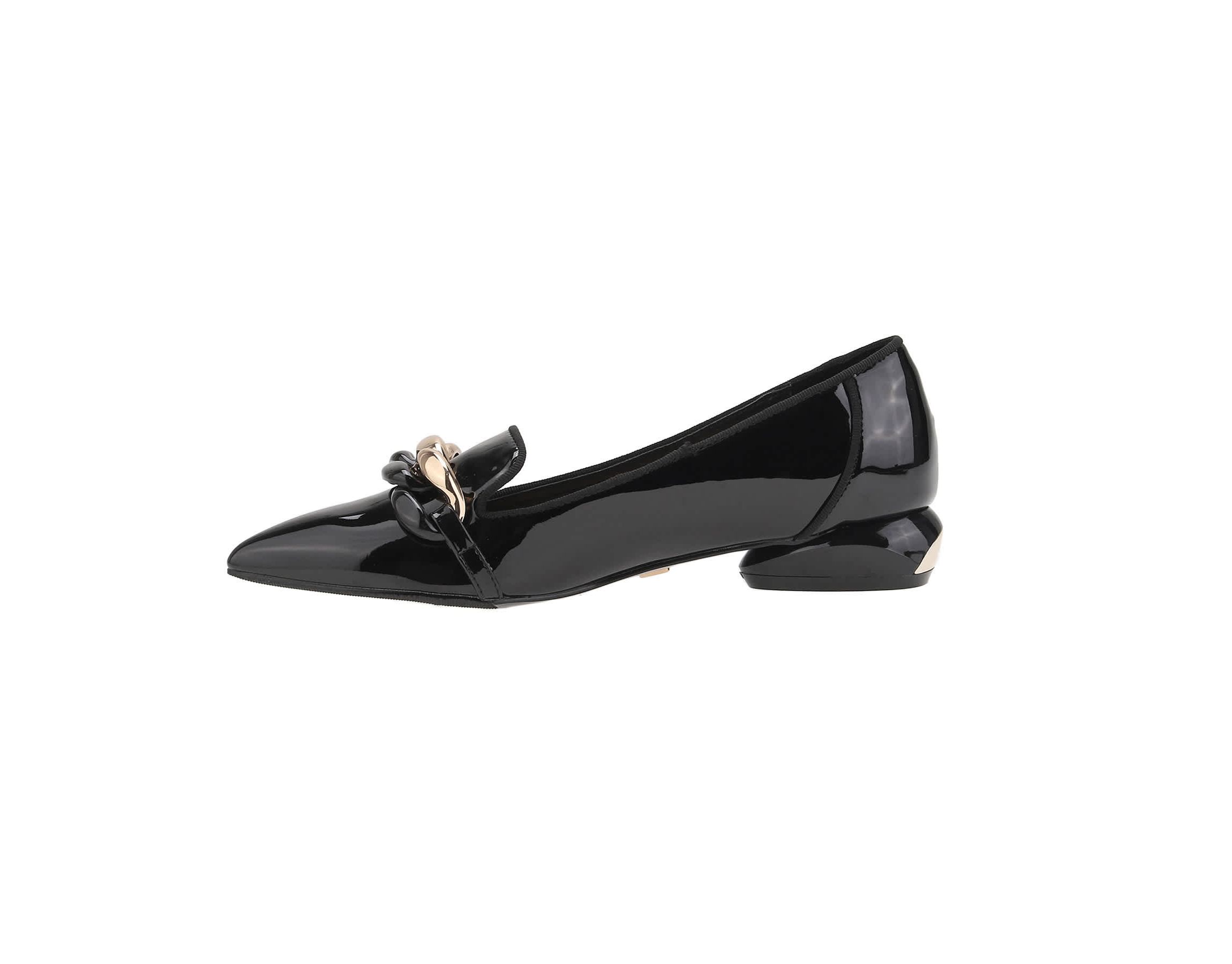 Mira, Chain And Metal Heel Flat