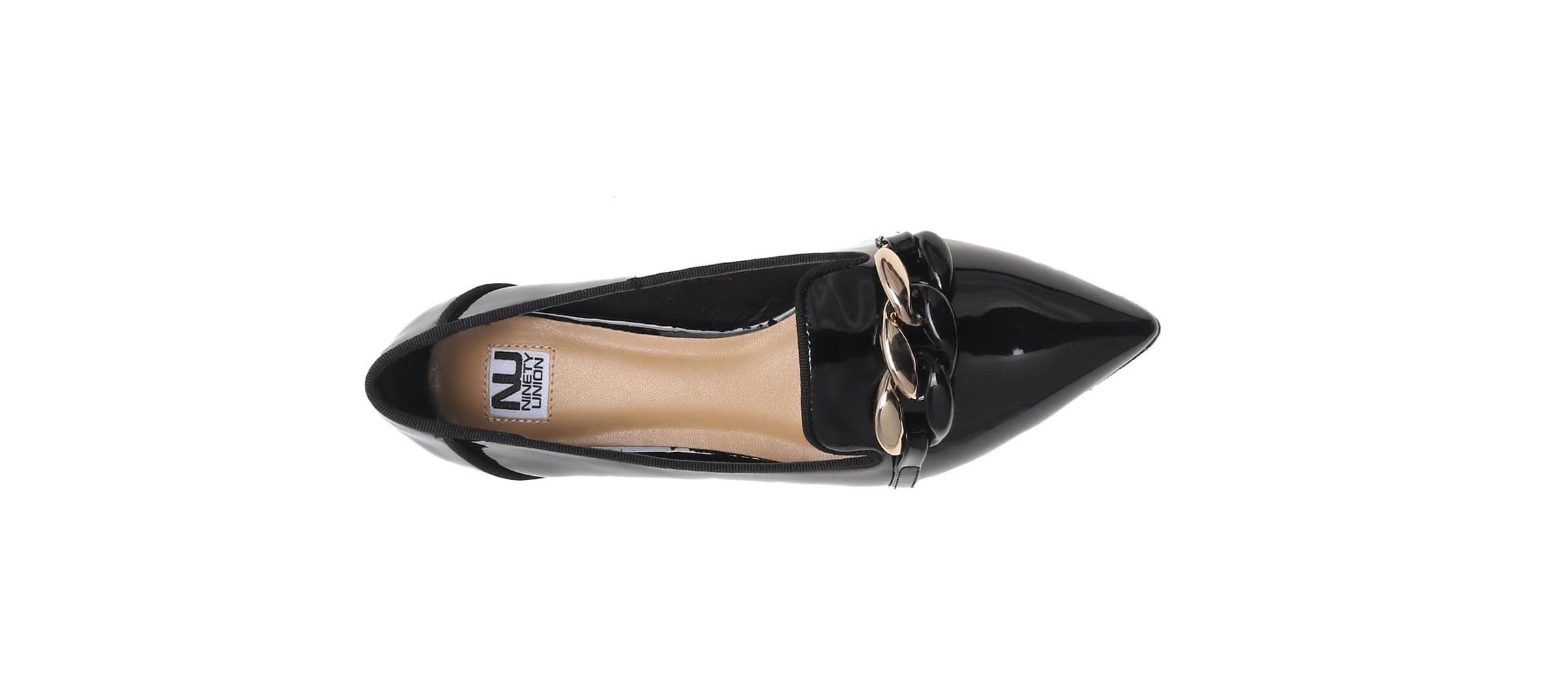 Mira, Chain And Metal Heel Flat