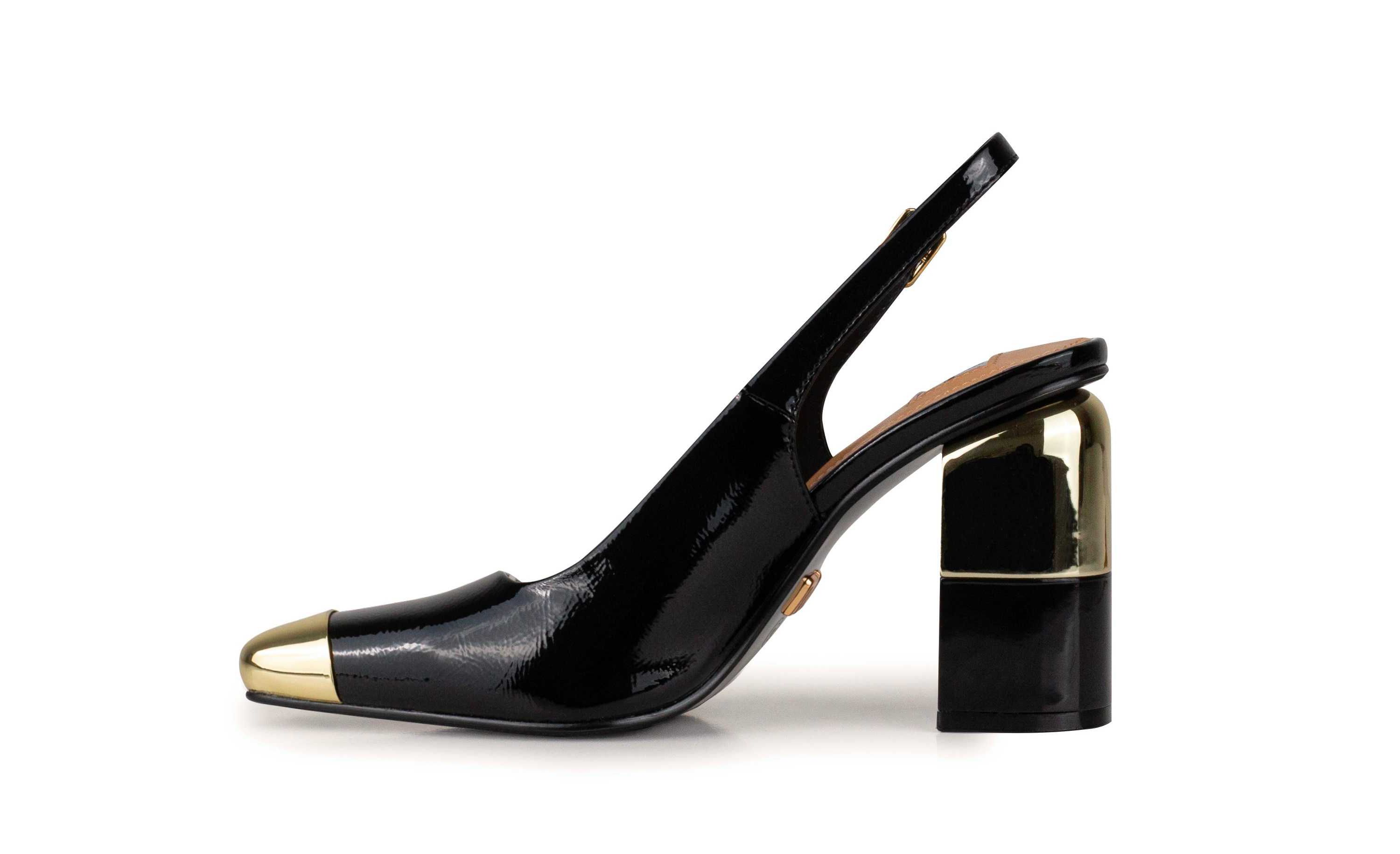 Nova, Metal Toe, Metal Heel Slingback