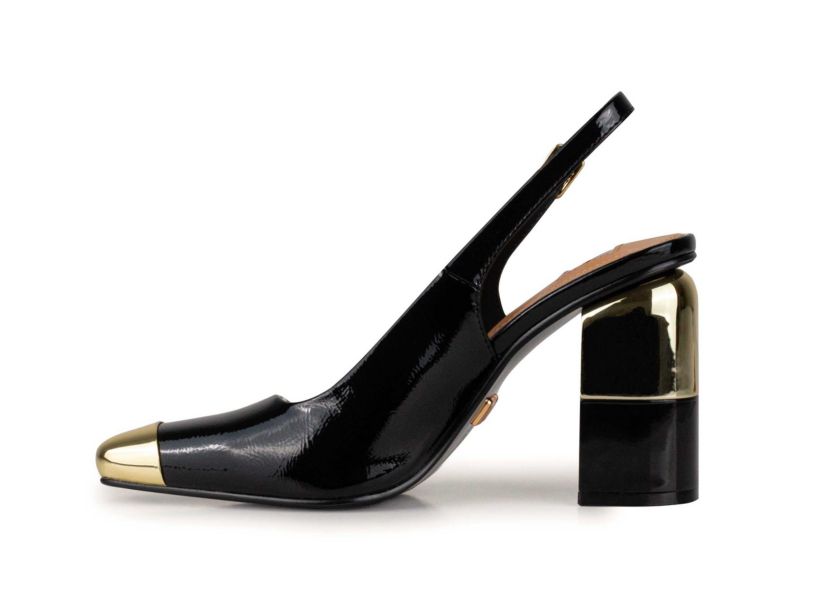 Nova, Metal Toe, Metal Heel Slingback