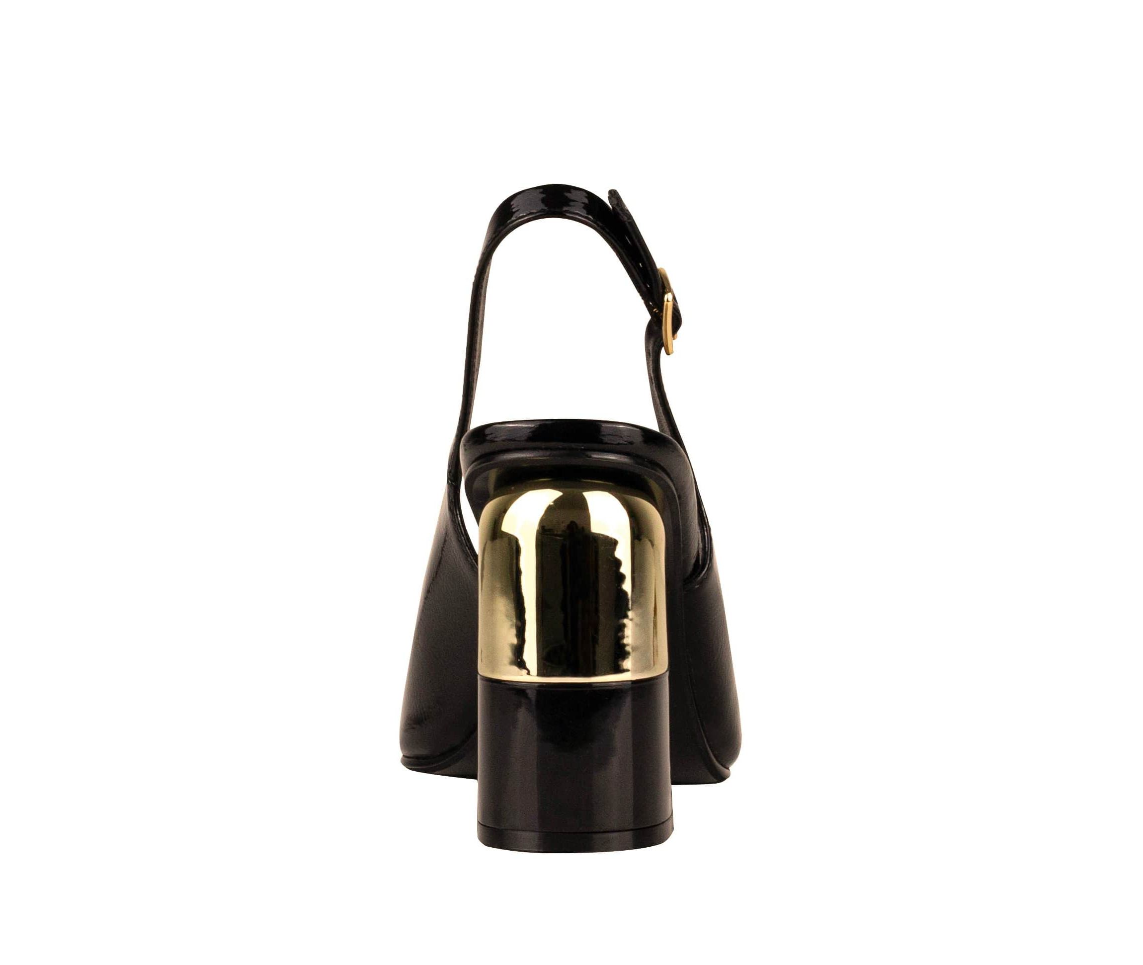 Nova, Metal Toe, Metal Heel Slingback