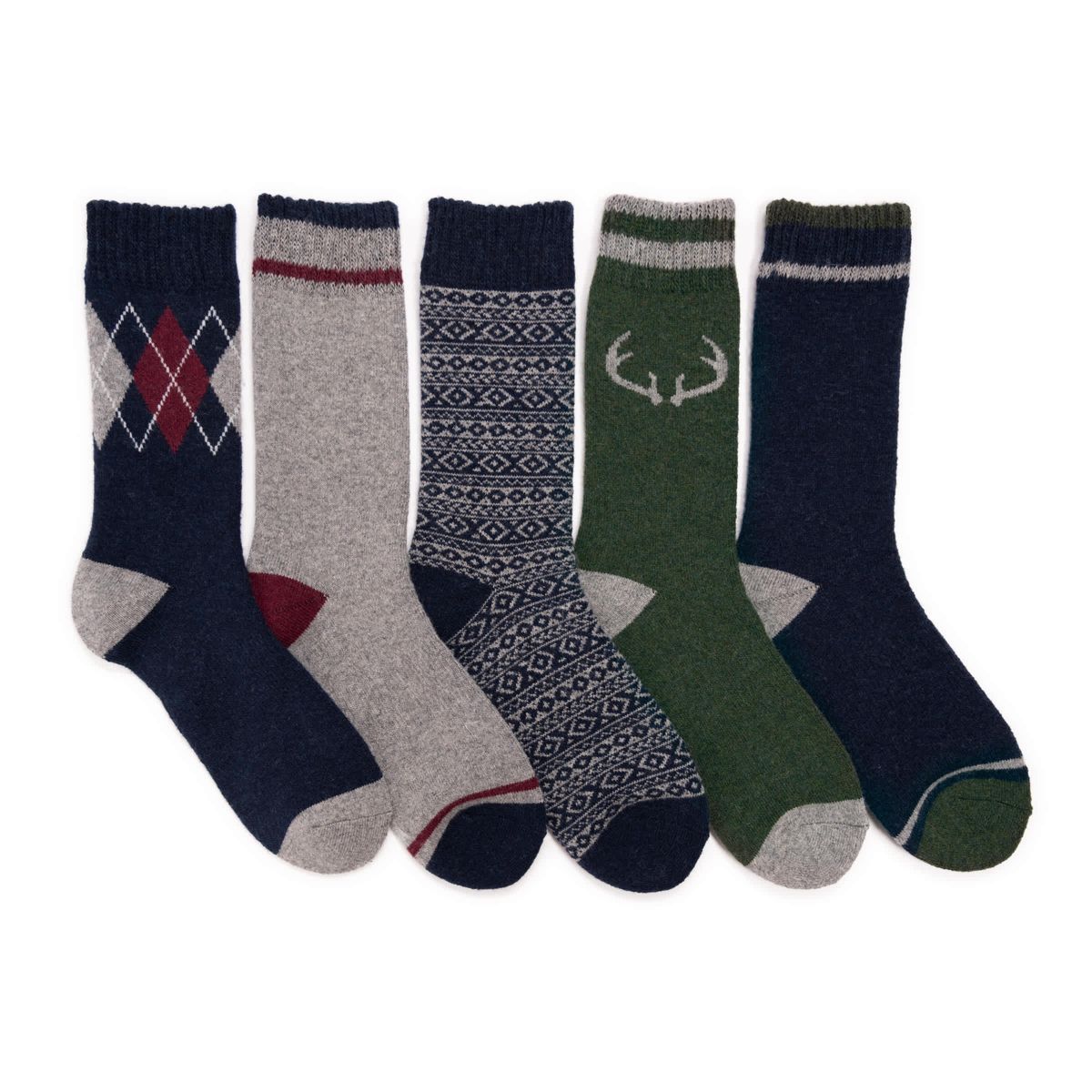 5pk Wool Socks