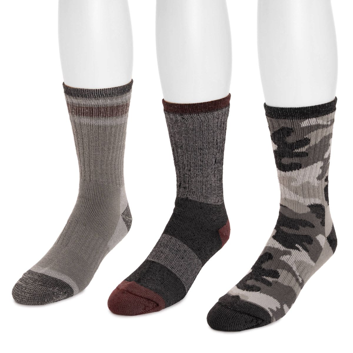 Crew Hike Heat Retainer Socks (3 Pack)