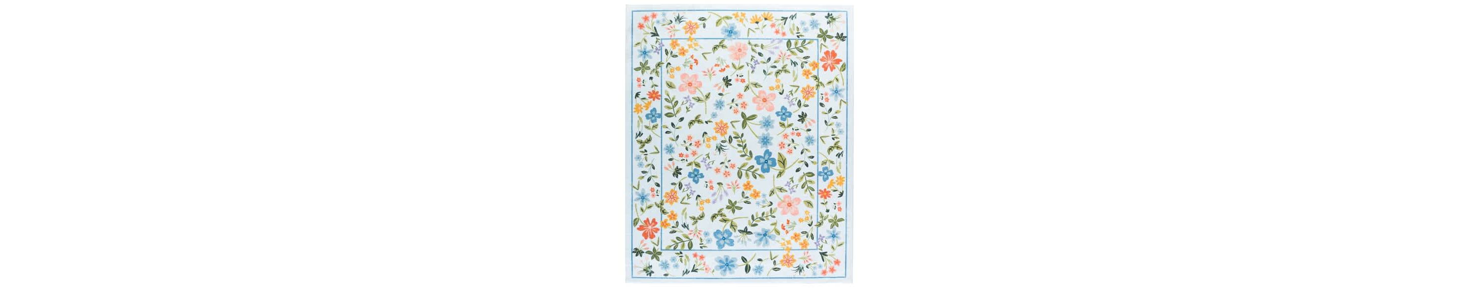Martha Stewart Washable Collection Floral 190 Rug