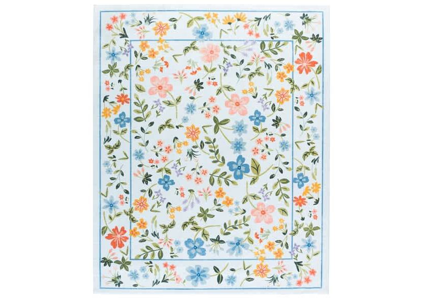 Martha Stewart Washable Collection Floral 190 Rug