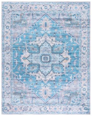 Martha Stewart Washable Collection Traditional 113 Rug Grey