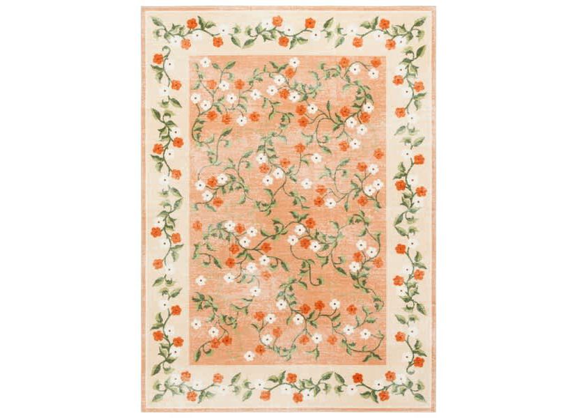 Martha Stewart Washable Collection Floral 195 Rug