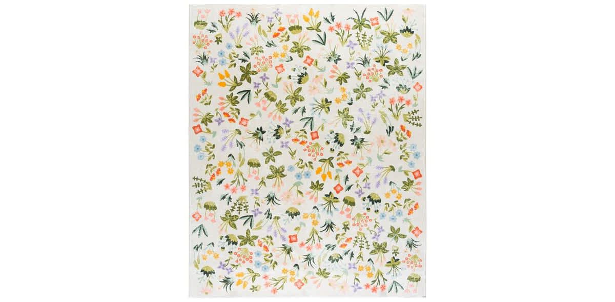 Martha Stewart Washable Collection Floral 186 Rug