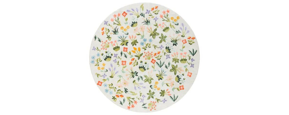 Martha Stewart Washable Collection Floral 186 Rug