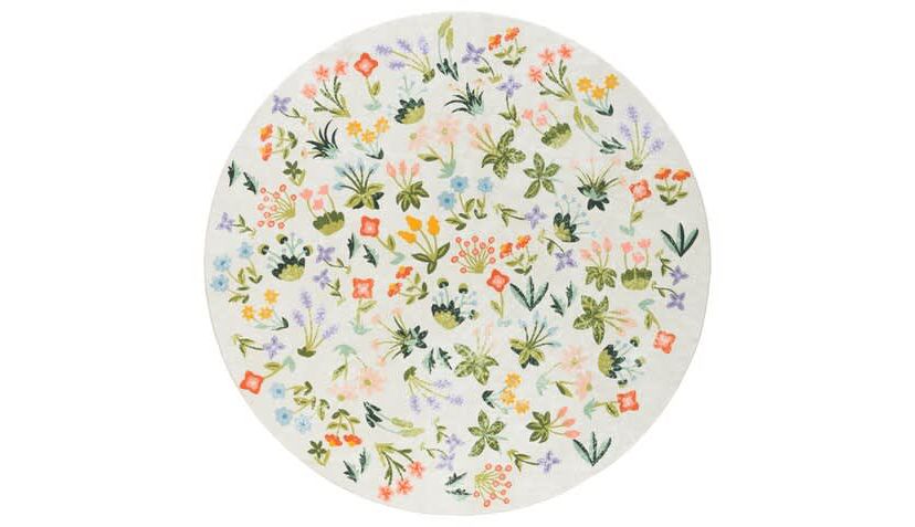 Martha Stewart Washable Collection Floral 186 Rug