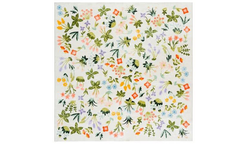 Martha Stewart Washable Collection Floral 186 Rug