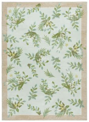 Martha Stewart Washable Collection Floral 193 Rug