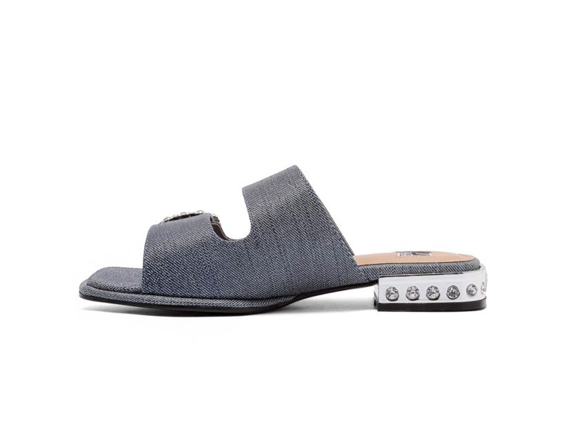 Resort, Double Jewel Buckle Sandal
