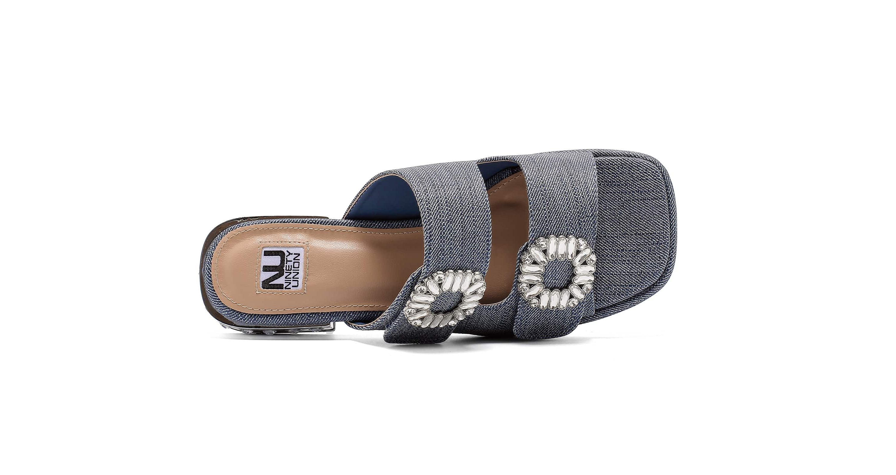Resort, Double Jewel Buckle Sandal