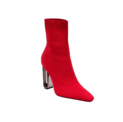 Ninety Union Women's Palace Cylinder Metal Heel Flyknit Bootie