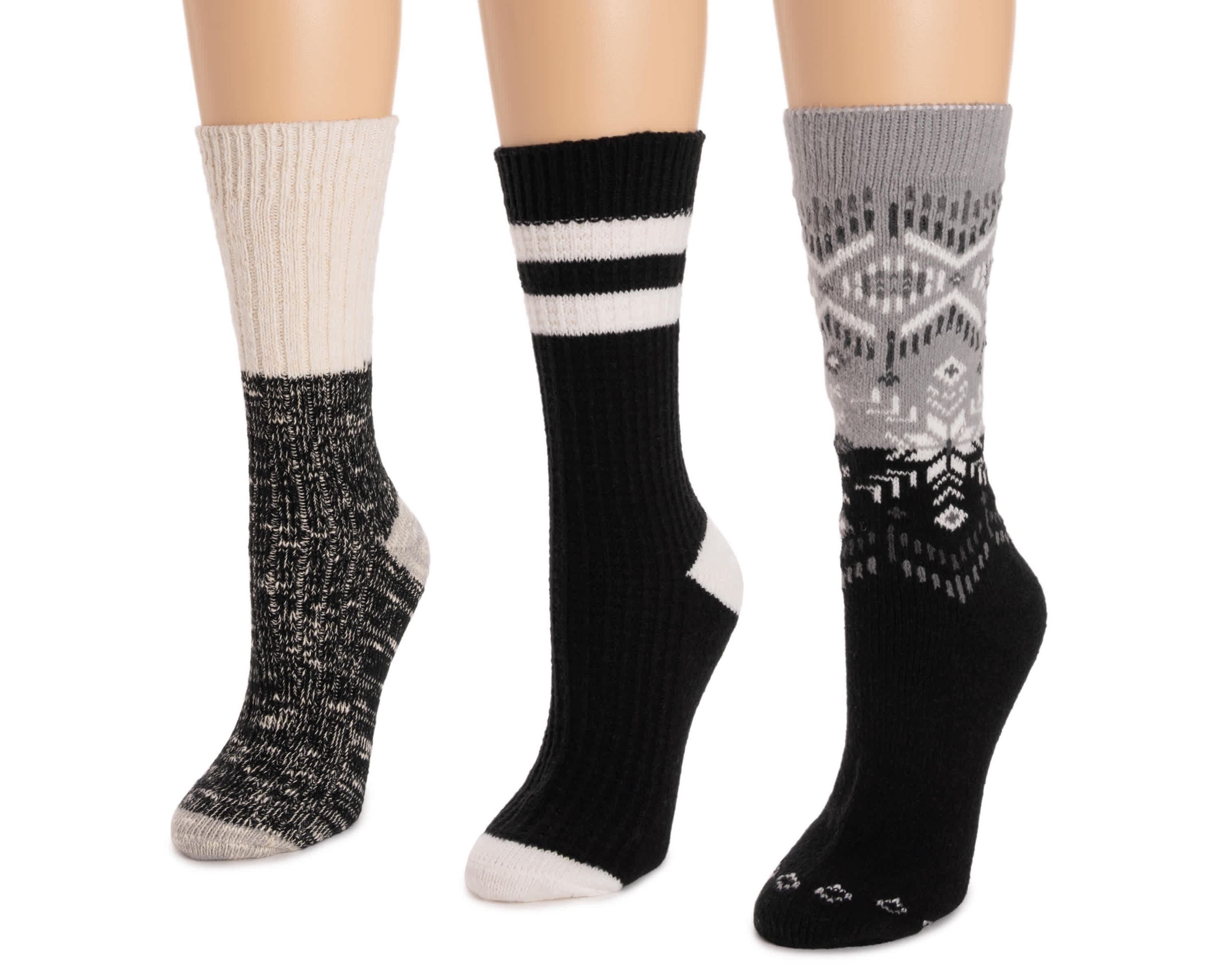 Microfiber Boot Socks 3 Pair Pack