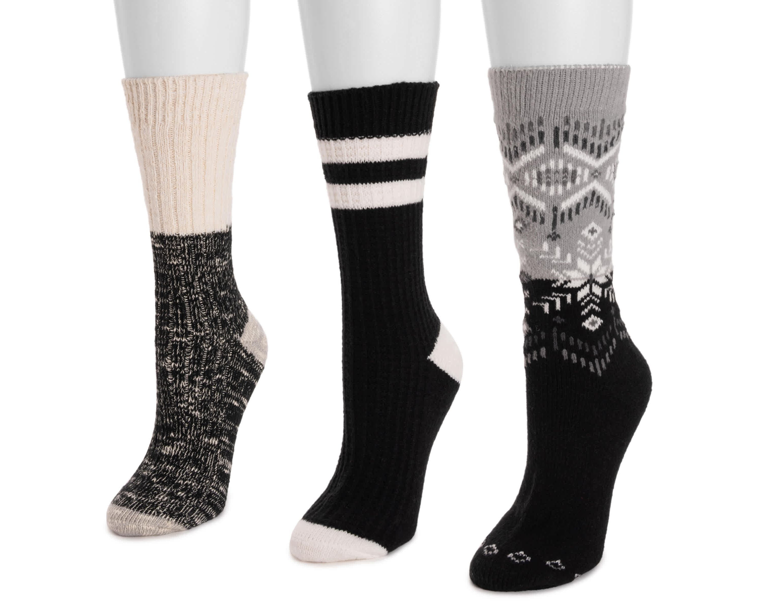 Microfiber Boot Socks 3 Pair Pack