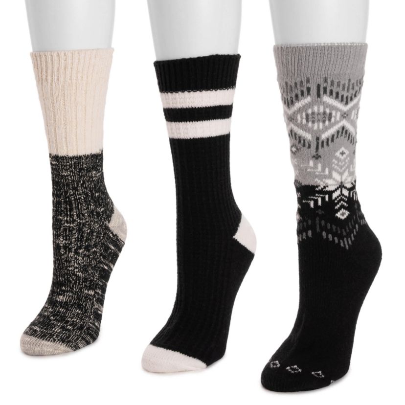 Microfiber Boot Socks 3 Pair Pack