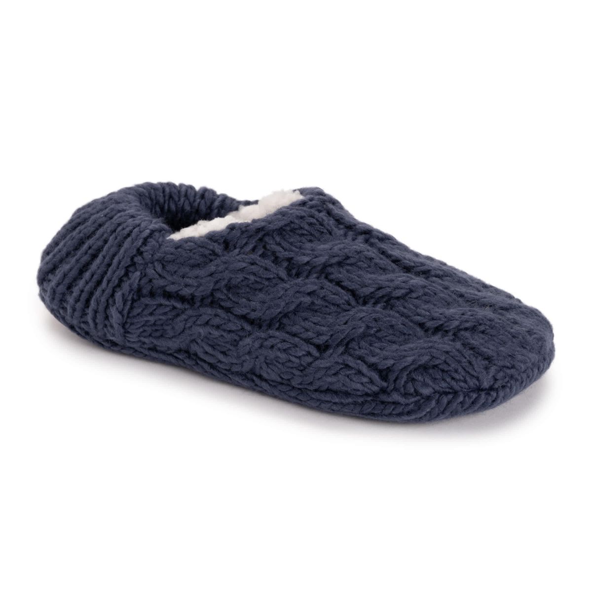 Chunky Ballerina Slipper With Ribbed Heel