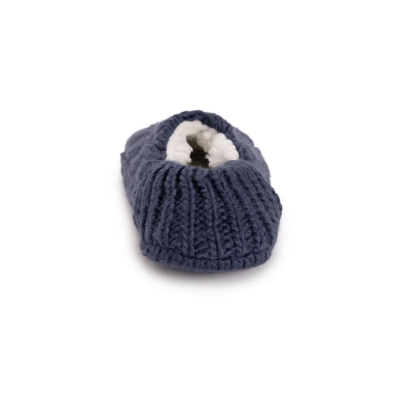 Chunky Ballerina Slipper With Ribbed Heel