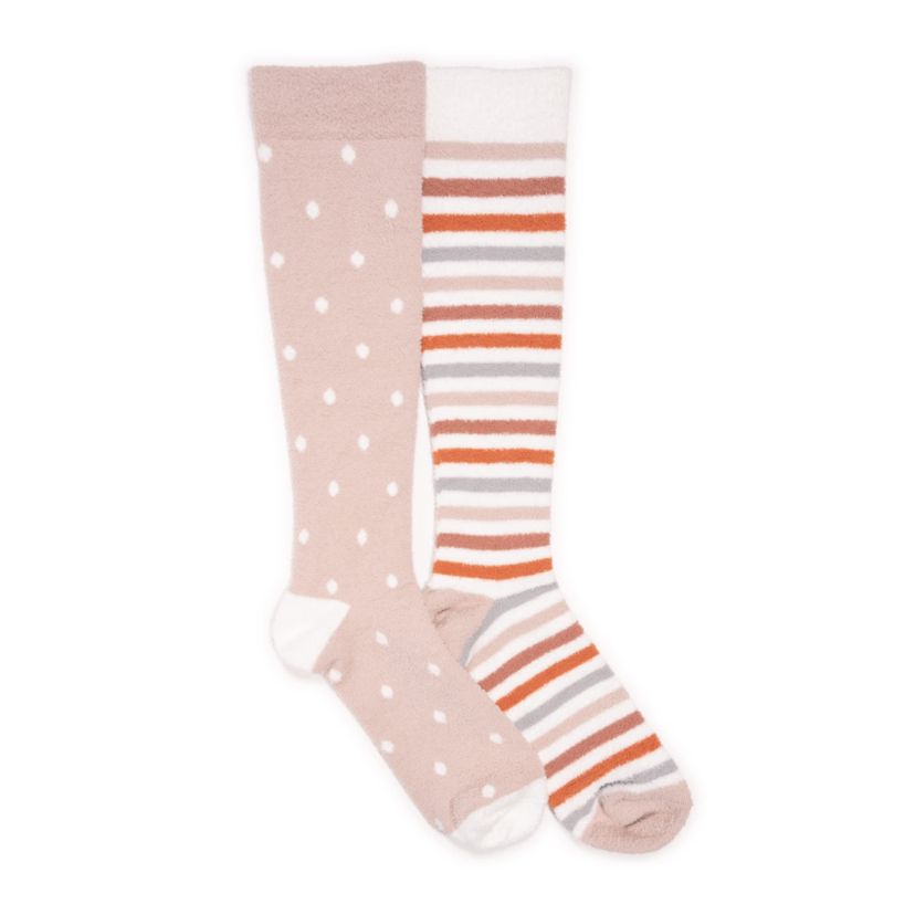 2 Pack Tall Compression Cozy Sock