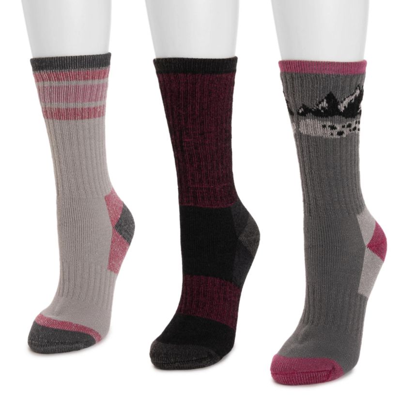 Hiking Heat Retainer Crew Sock 3 Pack