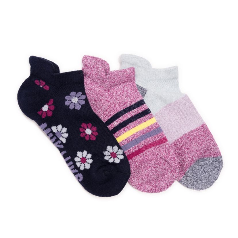 3 Pack Cotton Compression Ankle Socks