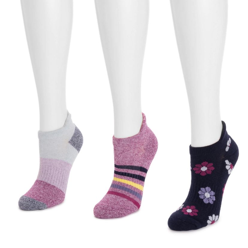 3 Pack Cotton Compression Ankle Socks