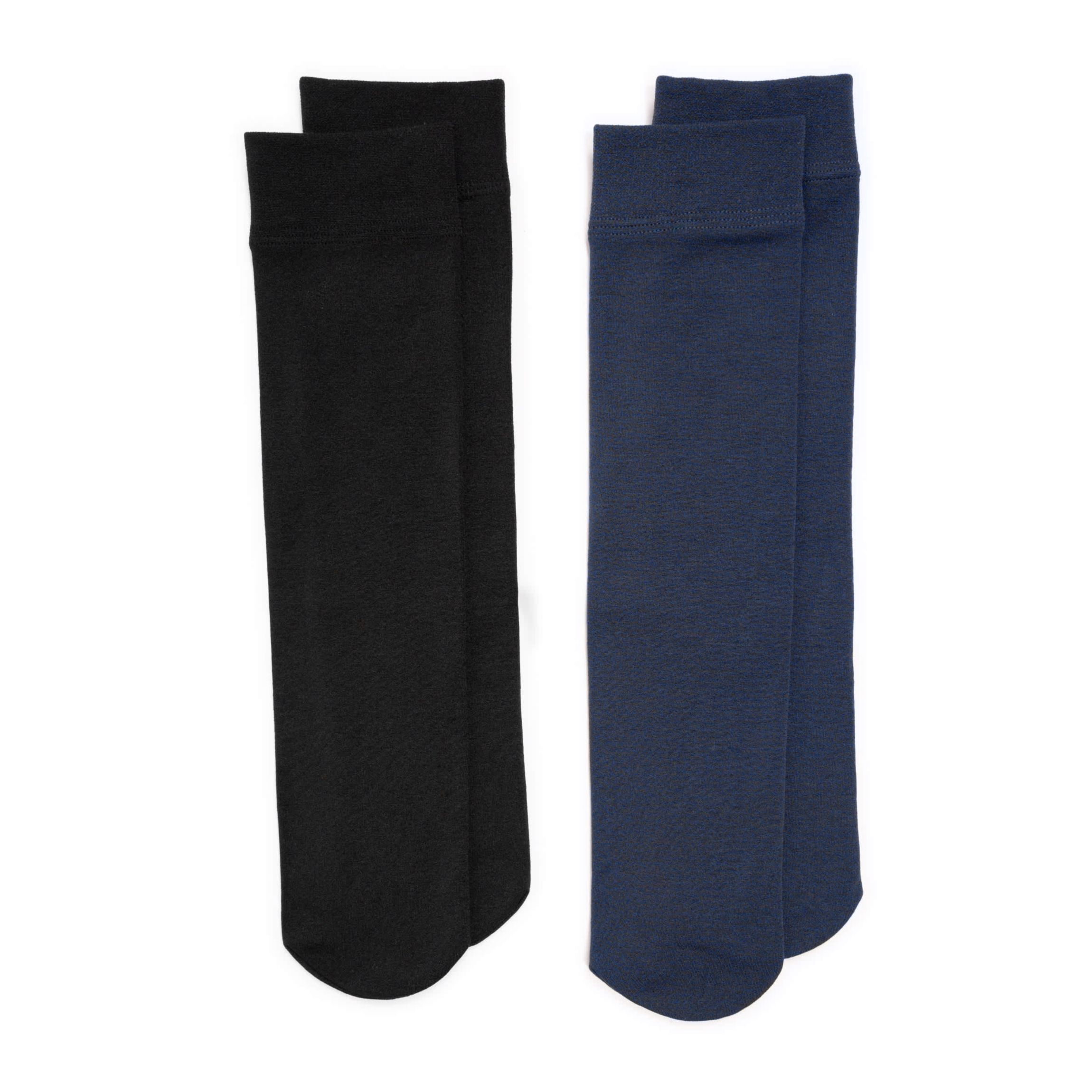 2 Pack Fleece Lined Knee High Socks