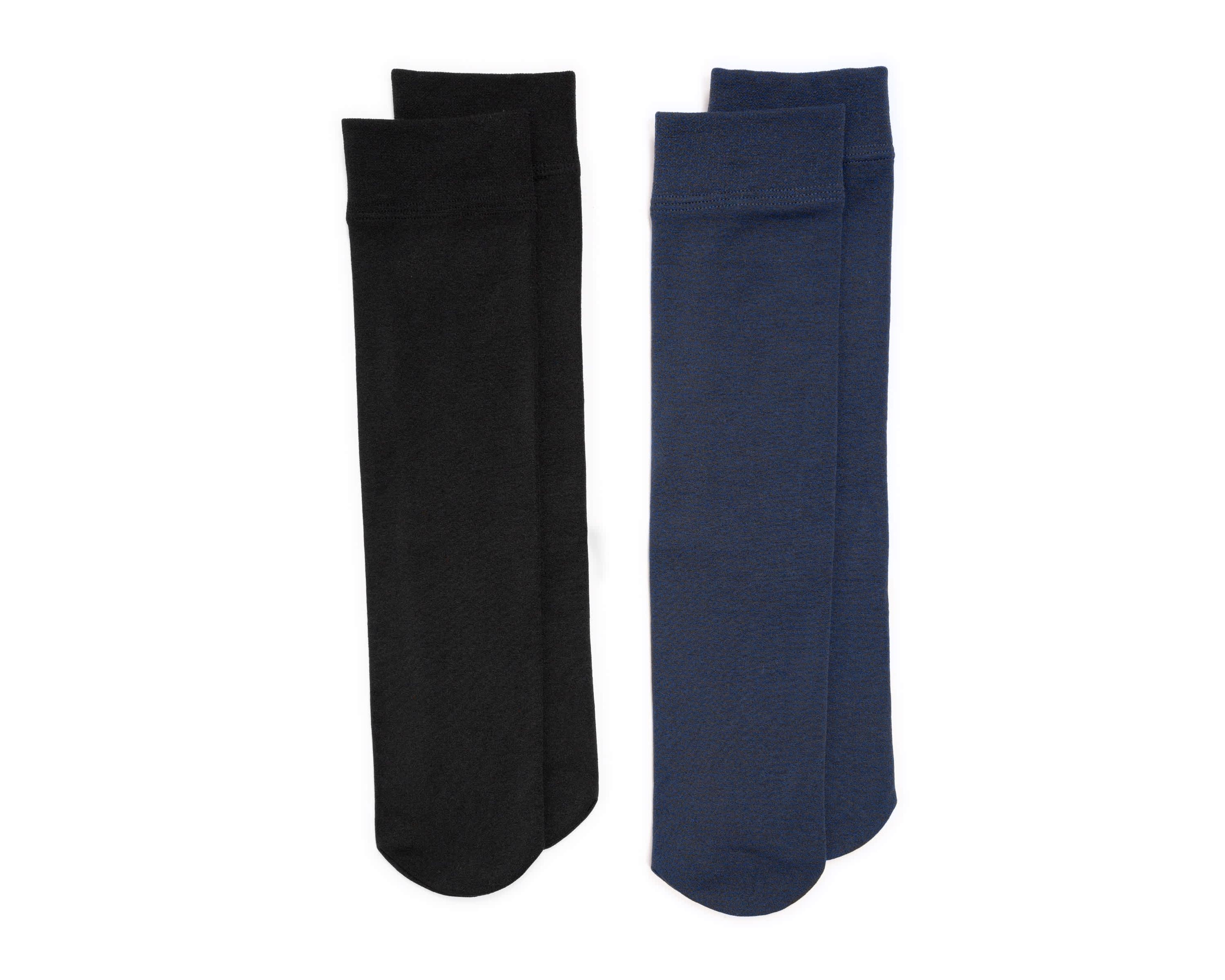2 Pack Fleece Lined Knee High Socks
