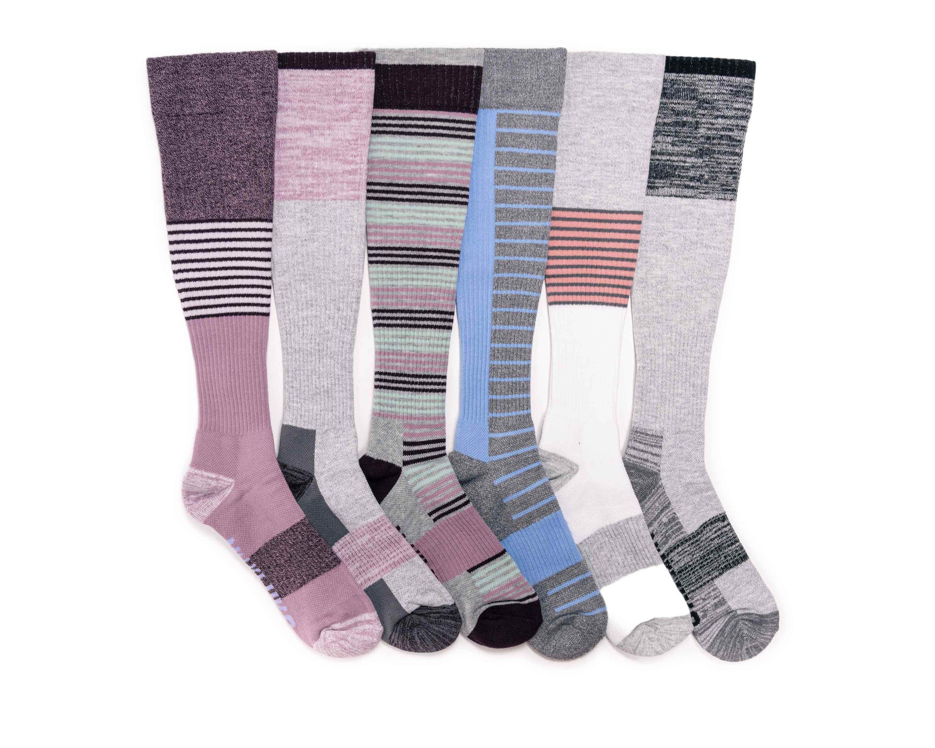 6 Pair Pack Compression Socks