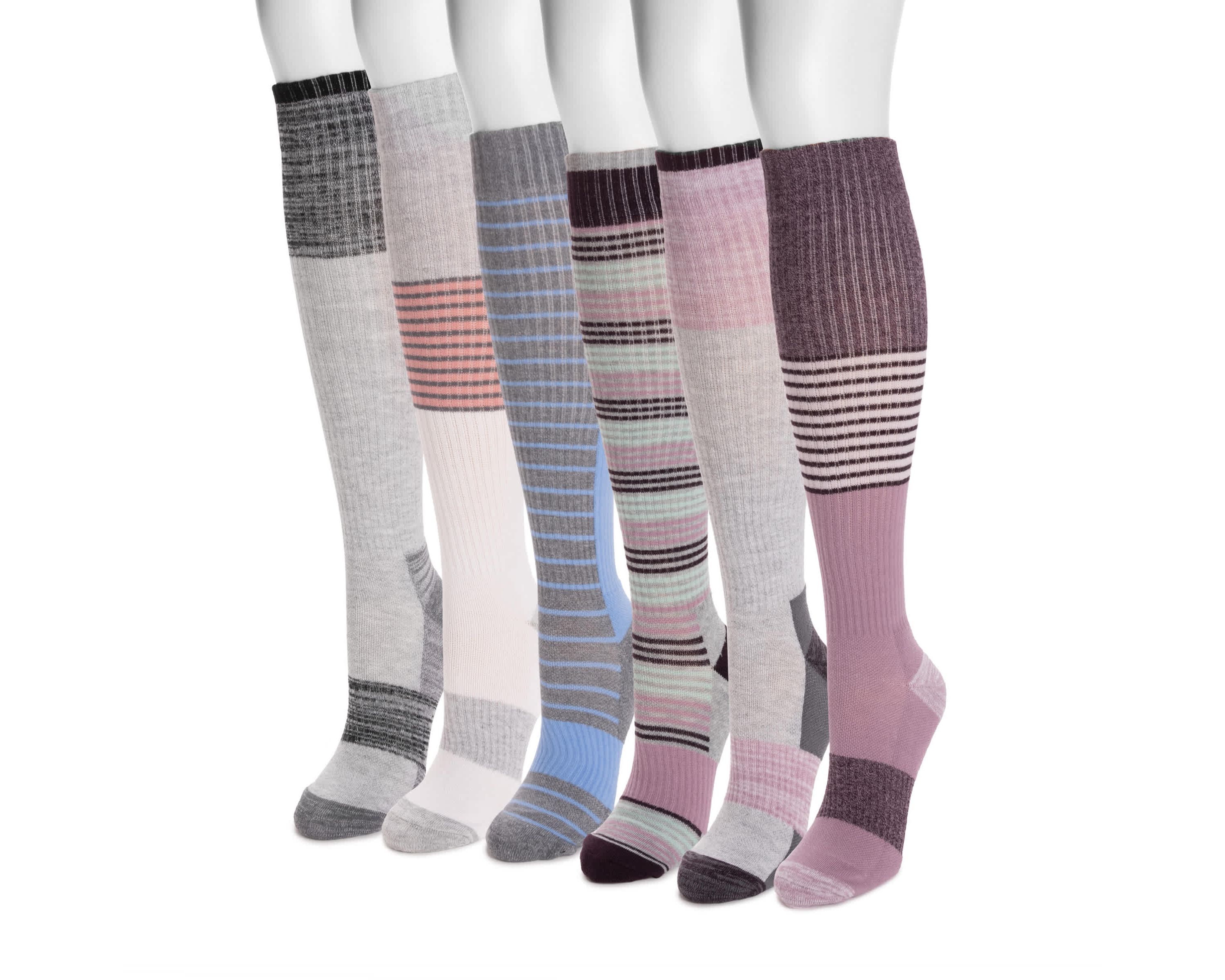 6 Pair Pack Compression Socks