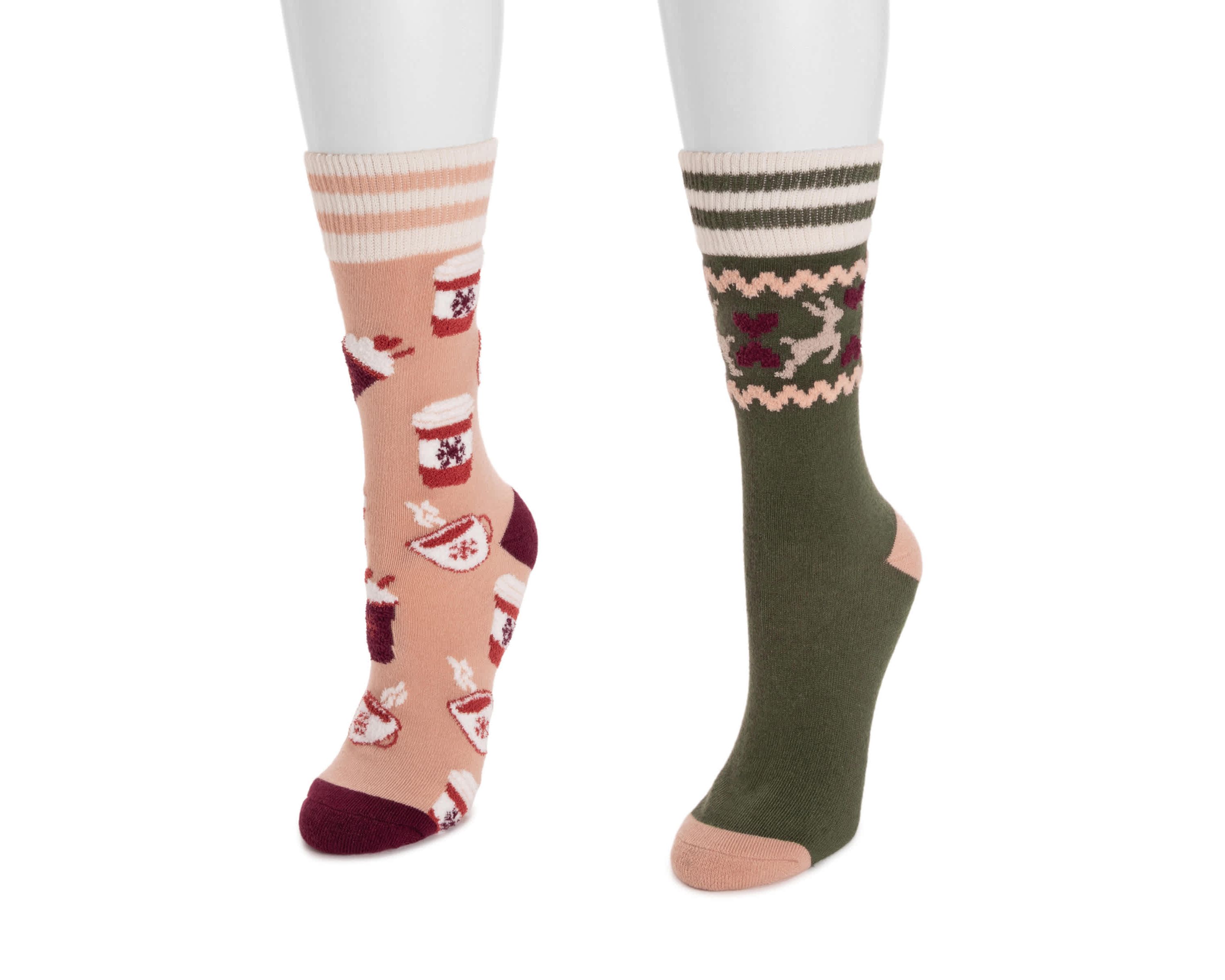 Novelty Cozy Lounge Socks 2 Pack