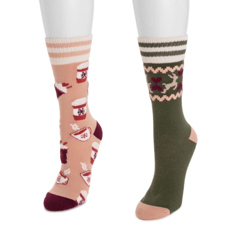 Novelty Cozy Lounge Socks 2 Pack