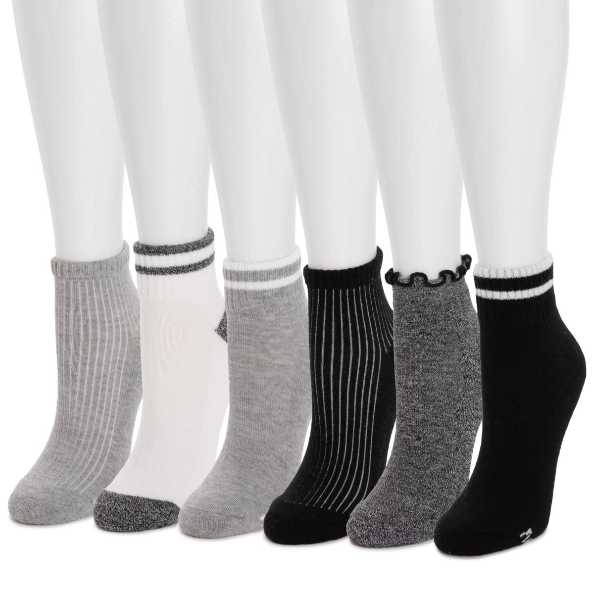 6 Pack Dream Mini Crew Sock