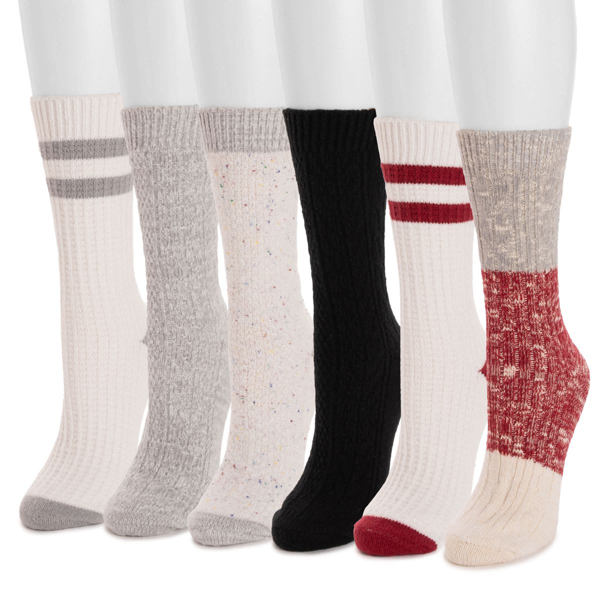 Microfiber Boot Socks 6 Pack