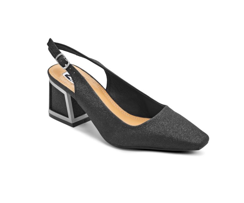 Boca, Metal Heel Slingback