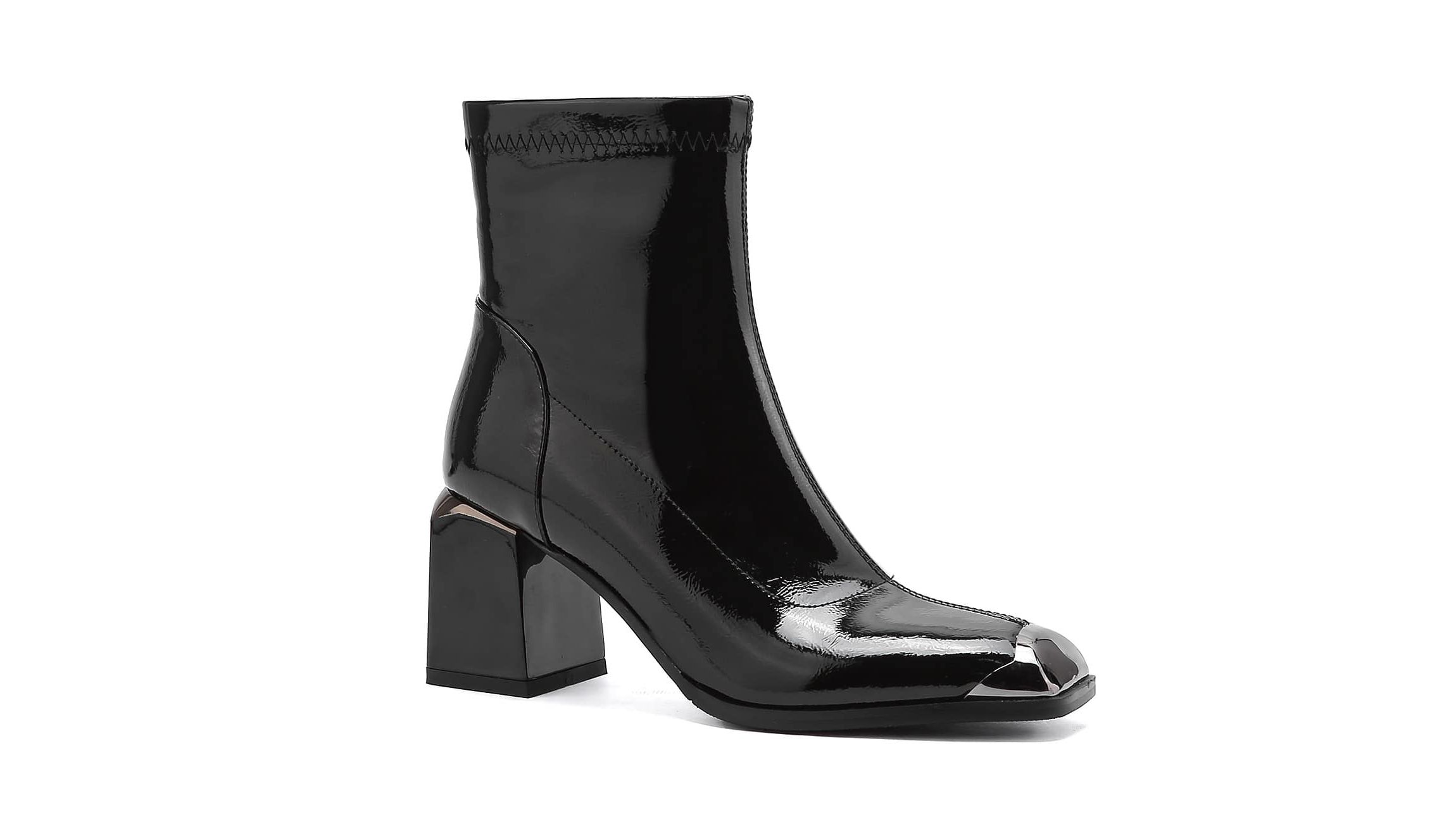 Fortune, Block Metal Heel Bootie