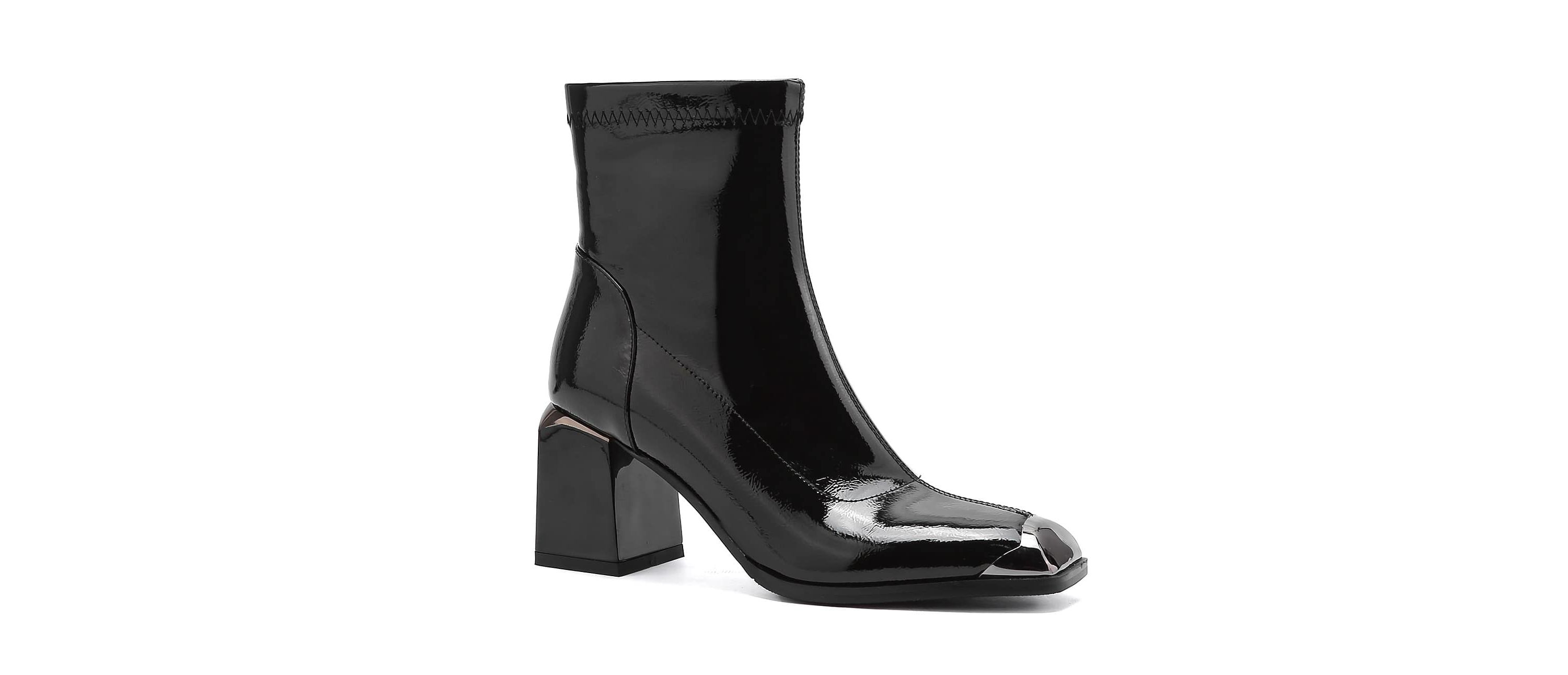 Fortune, Block Metal Heel Bootie